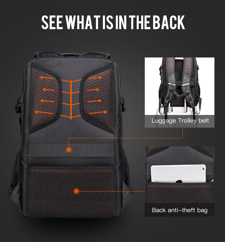 ARCTIC HUNTER Grey Laptop Backpack for Unisex 28L Travel Backpack with 15.6-inch Laptop Pocket Compartment Business Backpack with Power Bank USB Port Water Resistant Premium Office Backpack B00387 Grey  | Best Price UAE